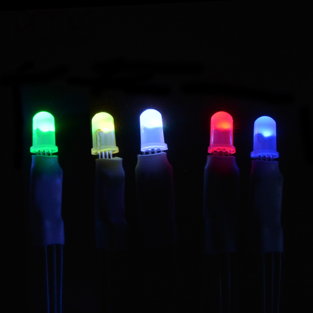RGB LED chips DC5V Diffused ro - Neopixel ulasan dan harga