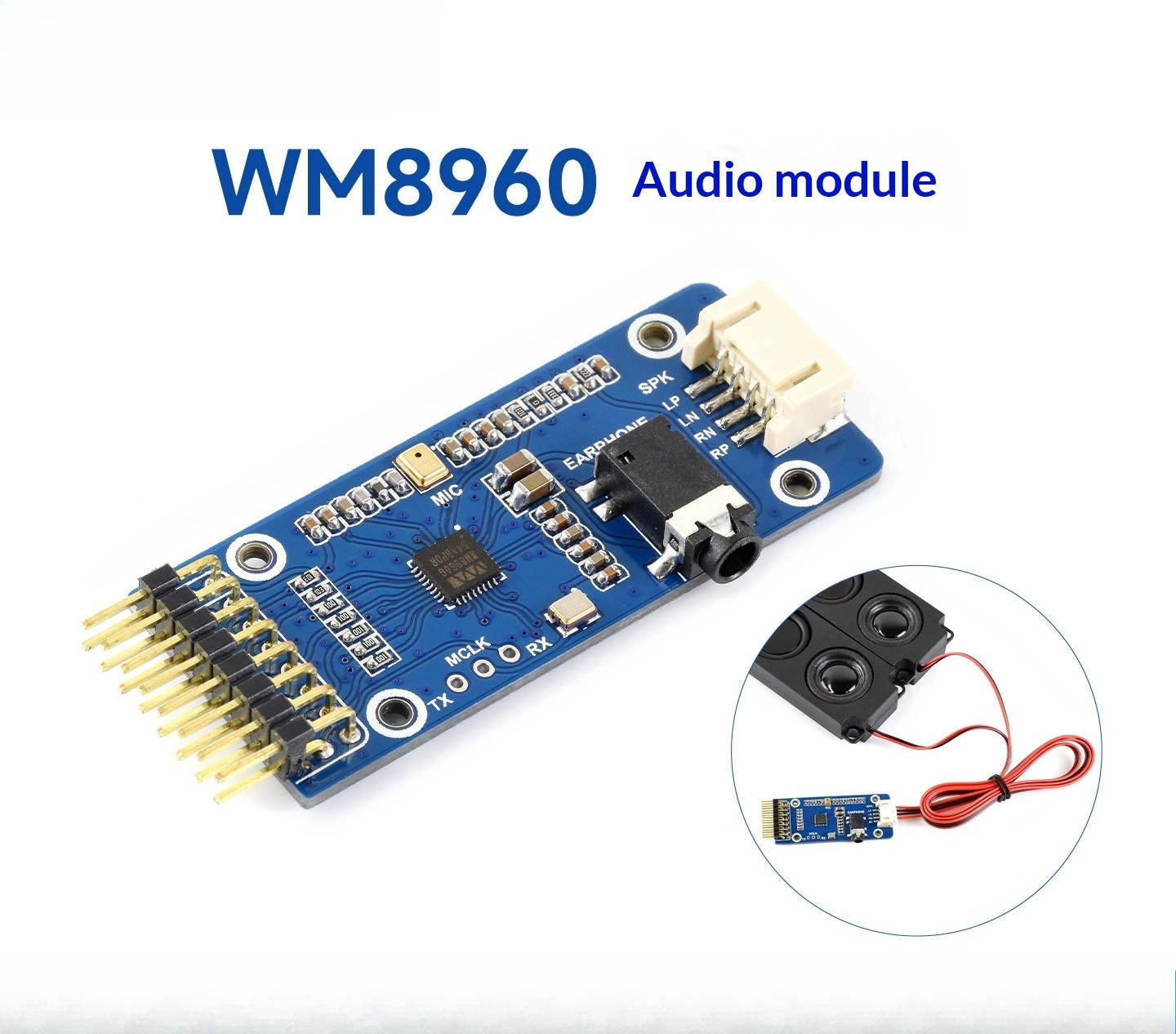WM8960 Stereo Audio Codec Modu - Microphone Module ulasan dan harga