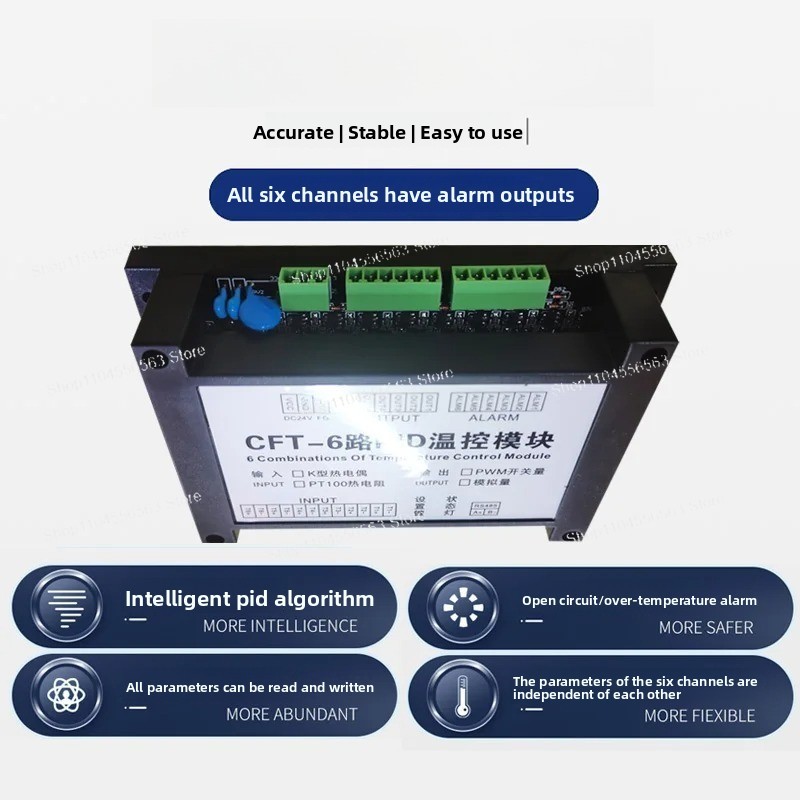 CFT-6 Six Channel Multi-channe - Thermocouple Module K Type ulasan dan harga