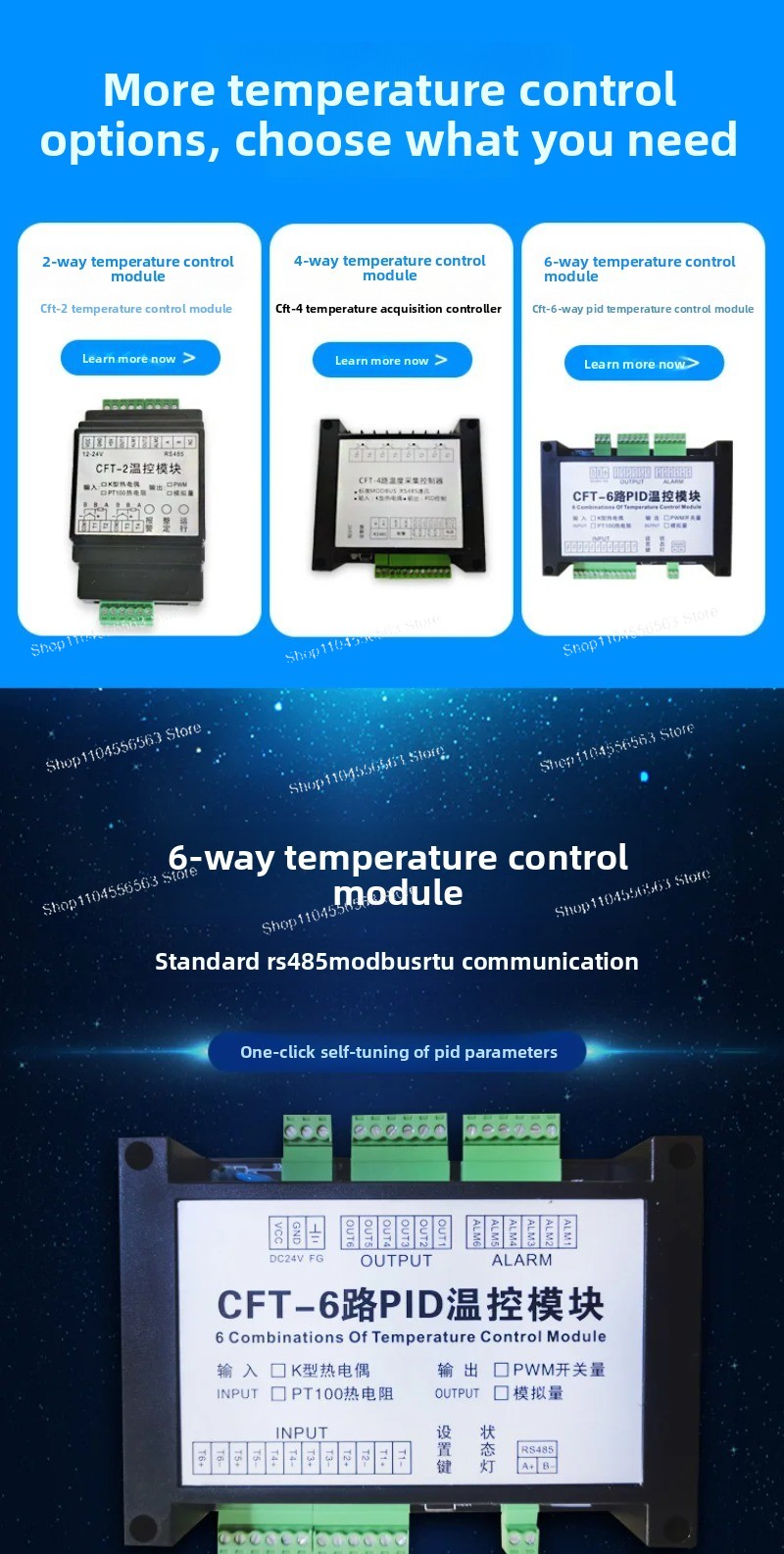 CFT-6 Six Channel Multi-channe - Thermocouple Module K Type ulasan dan harga