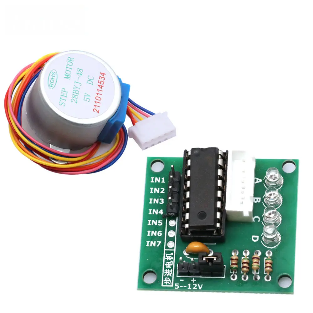 ULN2003 Driver  28BYJ-48 5V 4- - Stepper Motor 28Byj ulasan dan harga