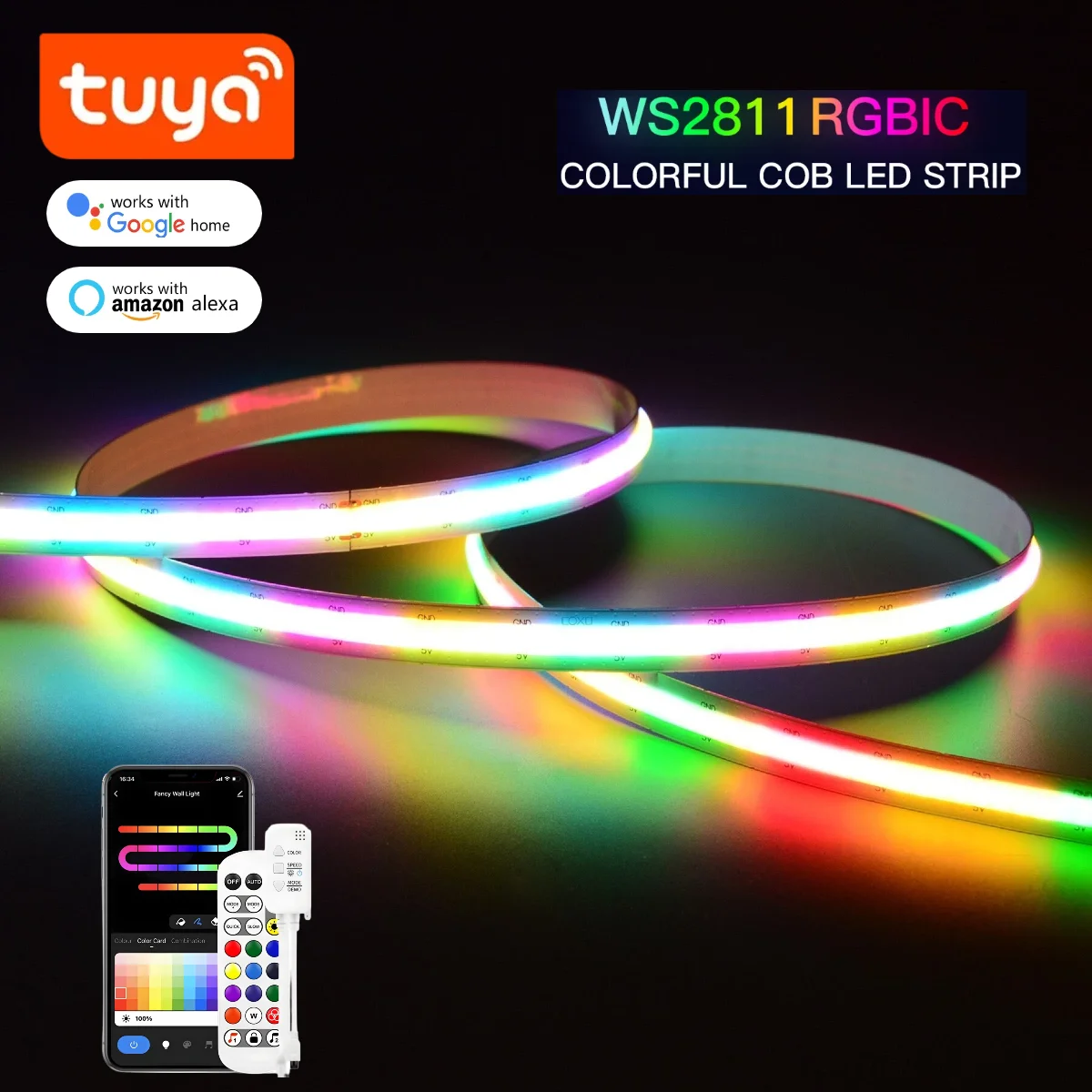 Smart TUYA WS2811 RGB IC Dream - Ws2812B Strip 5V ulasan dan harga