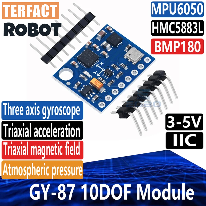 1~5PCS GY-87 10DOF Module MPU6 - Mpu6050 ulasan dan harga