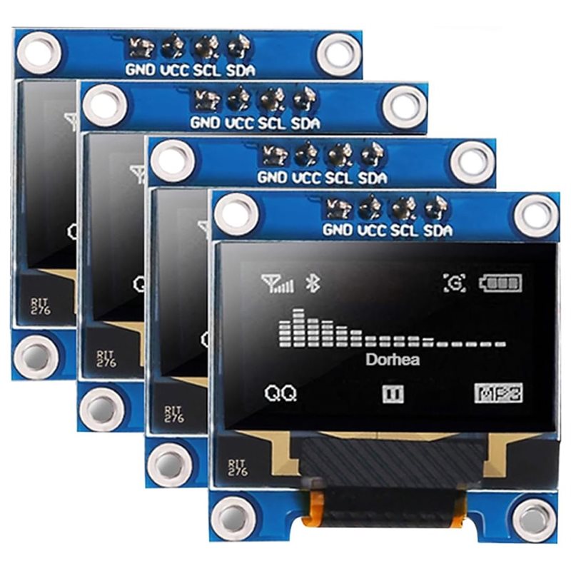 A37T-4Pcs 0.96 Inch OLED Displ - Oled Display 0.96 ulasan dan harga