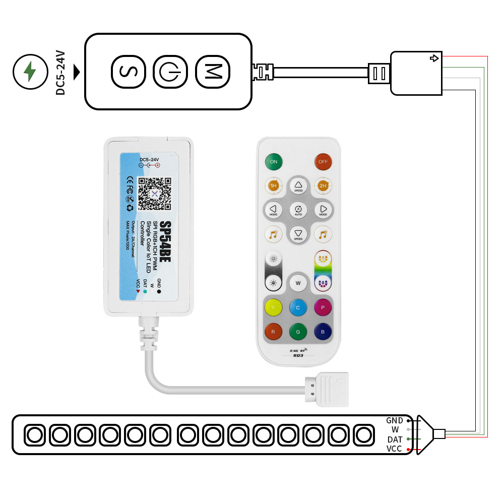 WS2812B WS2811 LED Strip Contr - Ws2812B ulasan dan harga