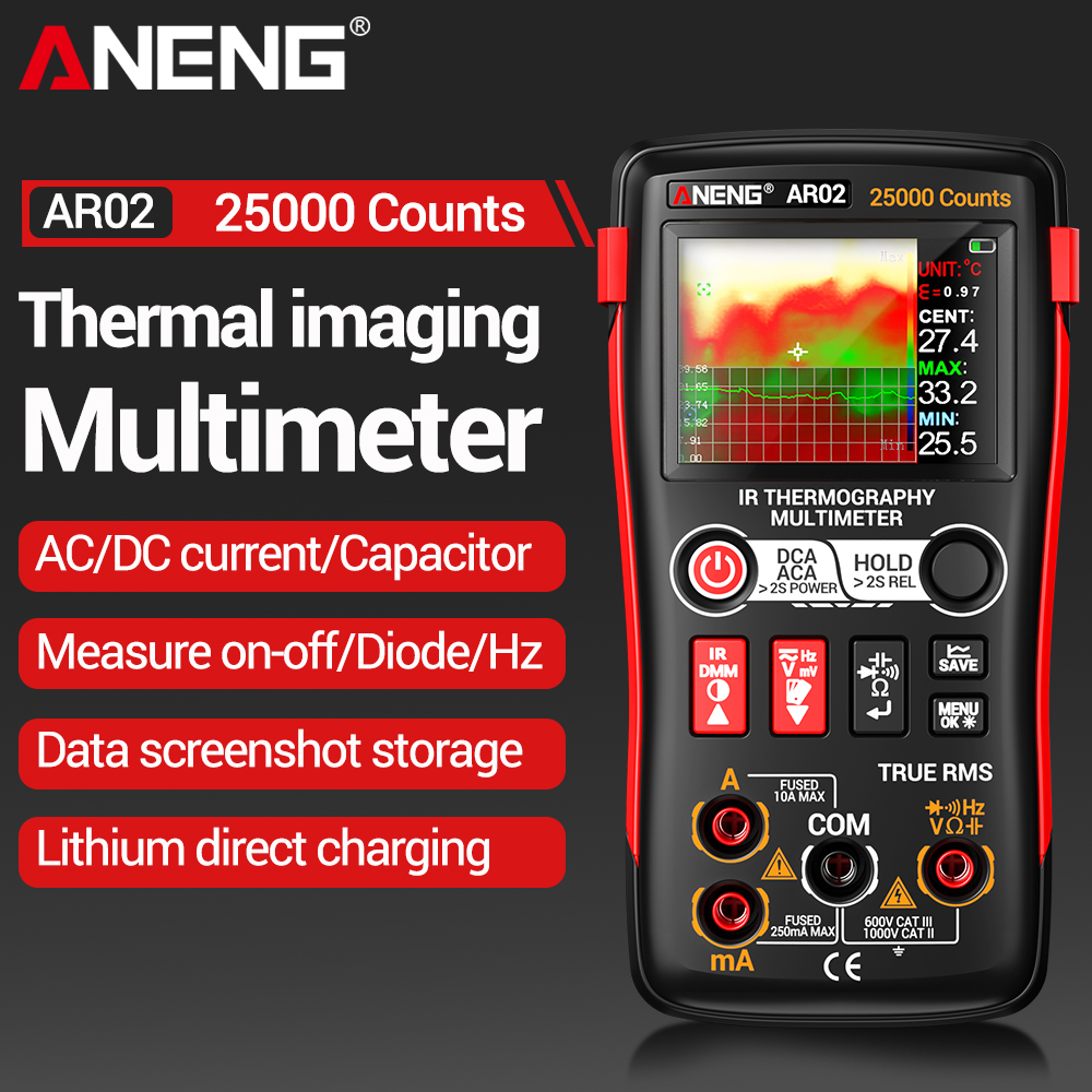 ANENG Thermal Imaging Multimet - Tft Display 2.4 ulasan dan harga